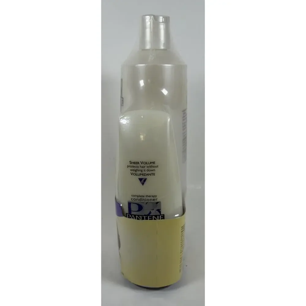 Pantene Pro-V Shampoo 33.9 Fl Oz Sheer Volume Volumizante 6.8 Fl Oz Conditioner